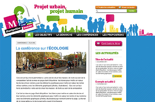 Page d'accueil de Snoupix