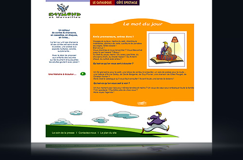 Page d'accueil de Snoupix